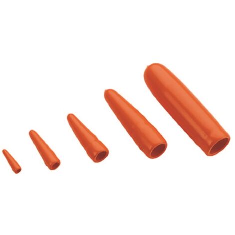 Capuchon d'extrémité Penta, diamètre interne: 3mm, Orange ( Prix pour 1 )