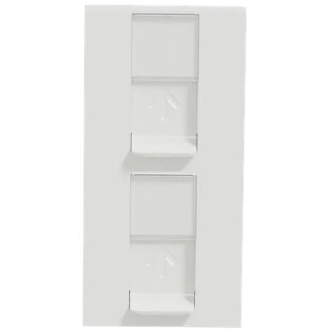 Capuchon double RJ45 Keystone polaire