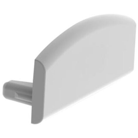 CAPUCHON EN ALUMINIUM POUR PROFILÉ POUR RUBAN LED SLIMLINE LARGEUR 8 MM - SANS PRÉ-PERÇAGE - ARGENT VELLEMAN EC-SLW8-H3