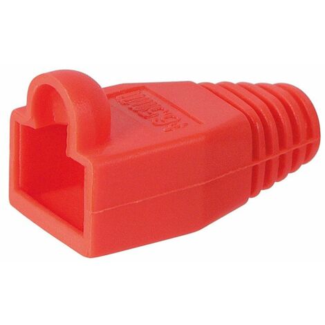 Capuchon Funda Protectora Conector RJ45 ROJO