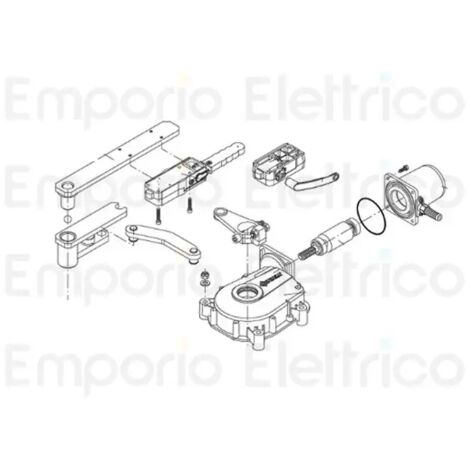 Capuchon moteur 1400 G. Pour remplacement Du.It14 BENINCA' 9686294