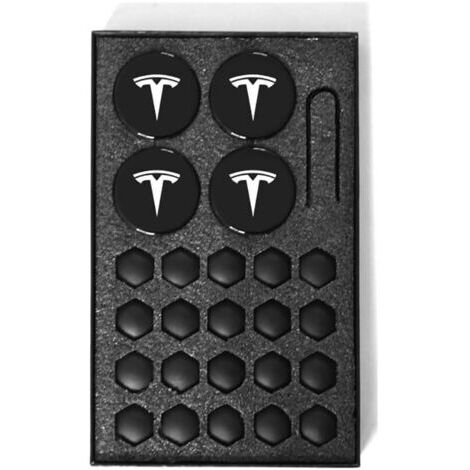 Capuchons centraux de moyeu de jantes pour Tesla Model 3 Y – Enjoliveurs résistants aux rayures – Installation facile – Élégance et protection