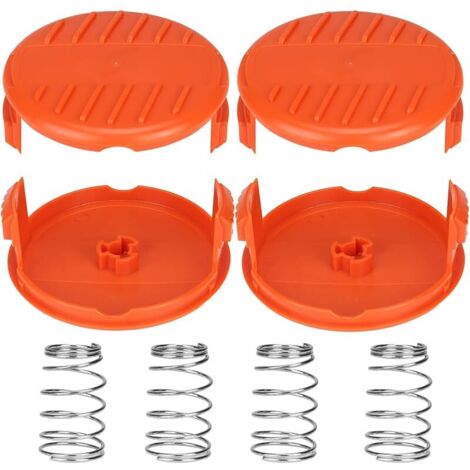 Capuchons de bobine A6481 A6485 RC-100-P pour Black Decker GL280, GL301, GL425, GL430, GL545, GL555, GLC13, STC1820, ST1823, GLC1825L, GLC3000. Couvercle de bobine de rechange. (4 capuchons de