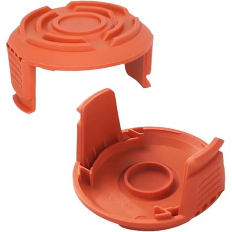 Capuchons de Bobine,Couvercles Bobine pour Débroussailleuse,Compatible avec WORX WG150-180 Spool Cover Caps,2 pièces haute qualité Ws-wo-gz-2p -
