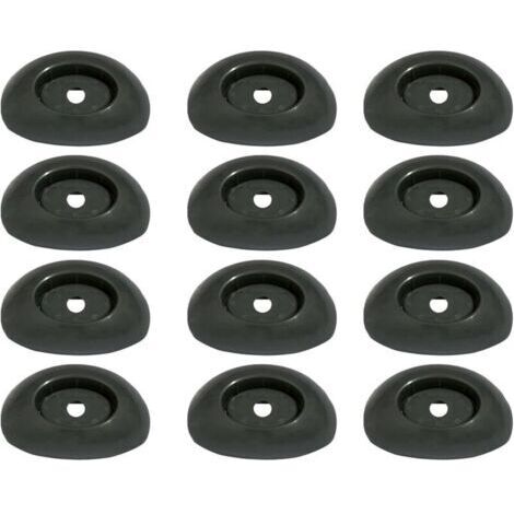 Capuchons de pieds de piscine de forme ronde pour poteaux verticaux creusés Installation sûre sans outil Utilisation extérieure Équipement de natation Base de stabilisation