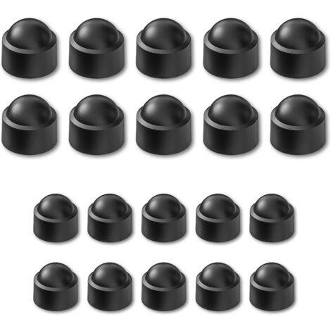 Capuchons D'écrou,Cache-vis Hexagonaux, Cache Vis écrou De Protection, Cache Vis écrou, Cache-écrous M10, Capuchons M8, 40 Pièces
