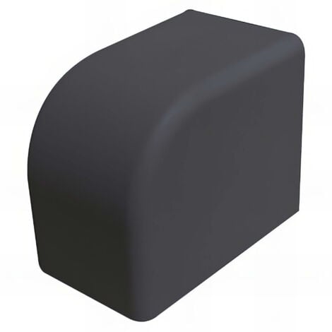 ING FIXATIONS Capuchons pour pivot de portail - Gris anthracite - Sachet de 2 pcs