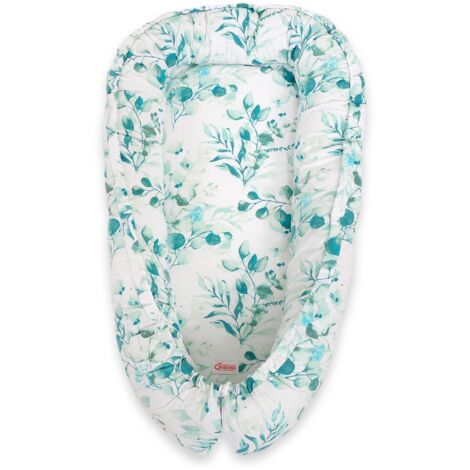 Capullo para bebé, doble cara, parque infantil, arrullo, Premium BOBONO - eucalipto menta