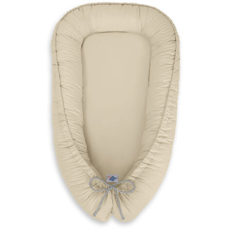 Capullo para bebé, doble cara, parque infantil, arrullo, Premium MY SWEET BABY - beige