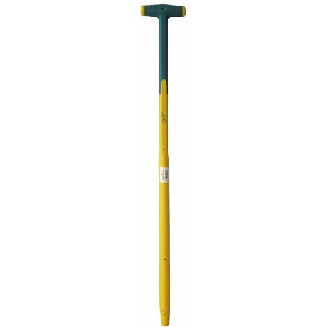 Capvert – Manche de bêche 0,90 m – Tri-matière – Diamètre 24 mm – Conception anti-vibration pour usage intensif – Installation rapide