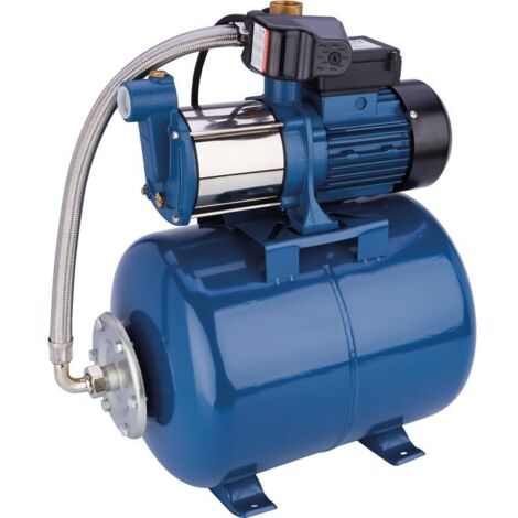 Capvert – Pompe d'arrosage multicellulaire P36 – 1100 W – Pression max 4.5 bar – Débit 6 m³/h – Auto-amorçage – Inox et fonte