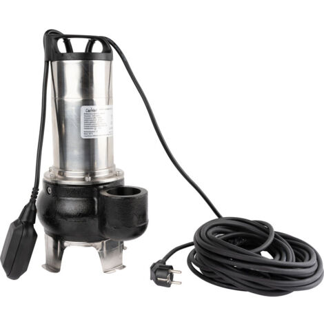 Capvert – Pompe immergée 750 W – Débit 21 m³/h – Hauteur refoulement max 11 m – Longueur câble 15 m – Auto-amorçage pour terrains bas