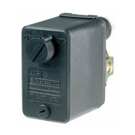 Capvert – Pressostat 6 bar – Contacteur de compresseur – Filetage plomberie 1/4'' – Pression maximale 6 bar – Dimensions 15 x 21 cm