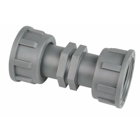 Capvert – Raccord à écrous tournants femelle-femelle 26 x 34 mm – Union droite – Pour installations plomberie – Connexion fiable