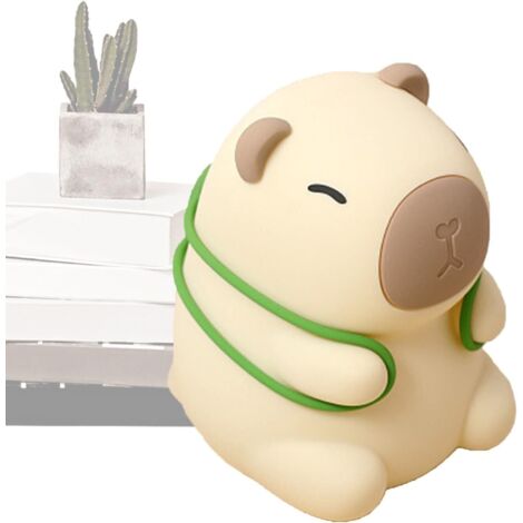 Capybara Night Light - Light Night pour les - Mignon animal silicone