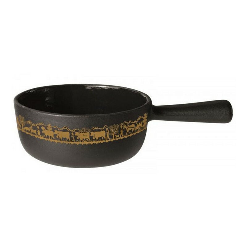 Emaillierte gusseisenpfanne 22cm schwarz - Stockli - 7222.14aa