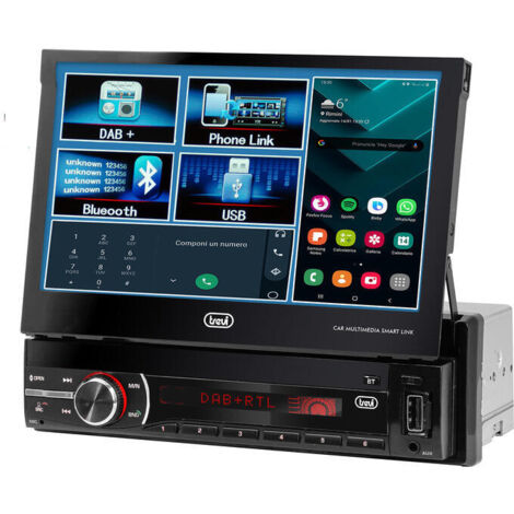 Car Audio Bluetooth 200W TREVI AU09515094   7 pulgadas, Negro