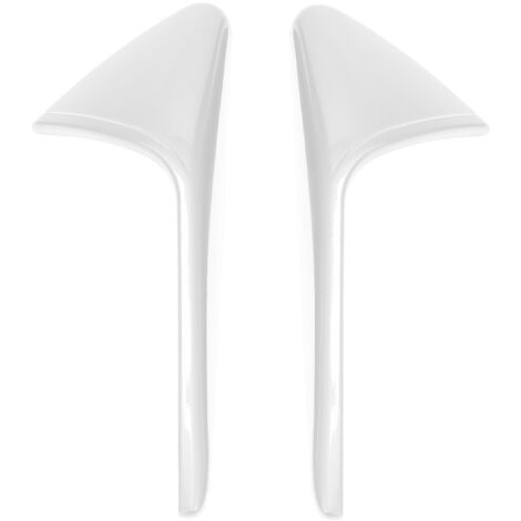 Car Camera Decorative Stickers Side Fender Auto Parts ABS Material Camera Cover Trim for Tesla Model 3/ Y 2021- White