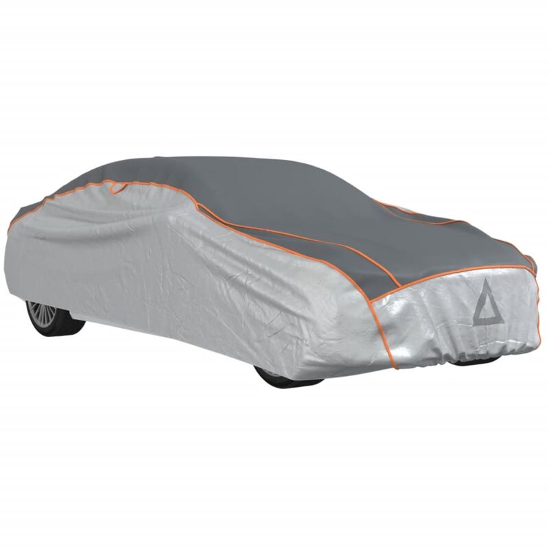Vidaxl - Car Cover For Sedan Hail Protection Full L Grey And Silver