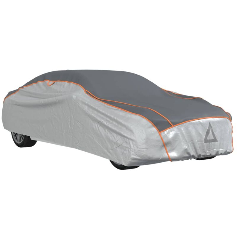 Car Cover For Sedan Hail Protection Full M Grey And Silver Vidaxl