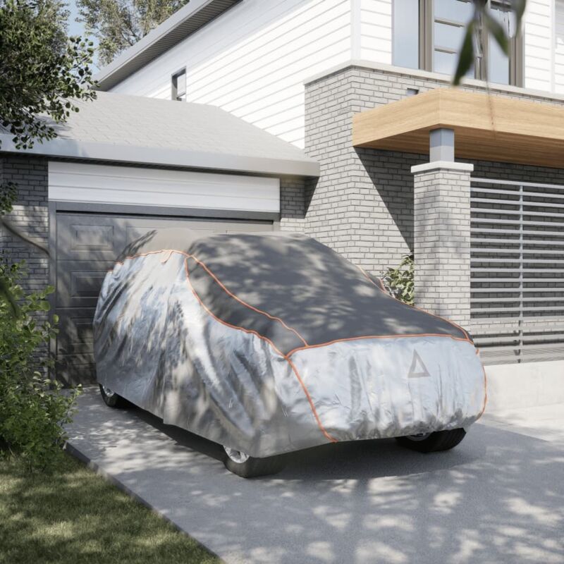 Vidaxl - Car Cover For Suv Hail Protection Full L Grey And Silver