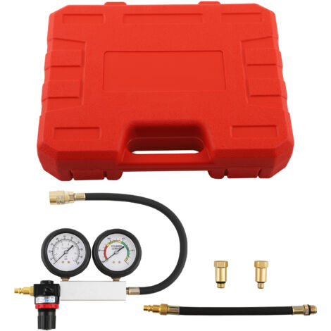 Car Cylinder Leak-Down Tester Leakage Petrol Engine Compression Detector Kit