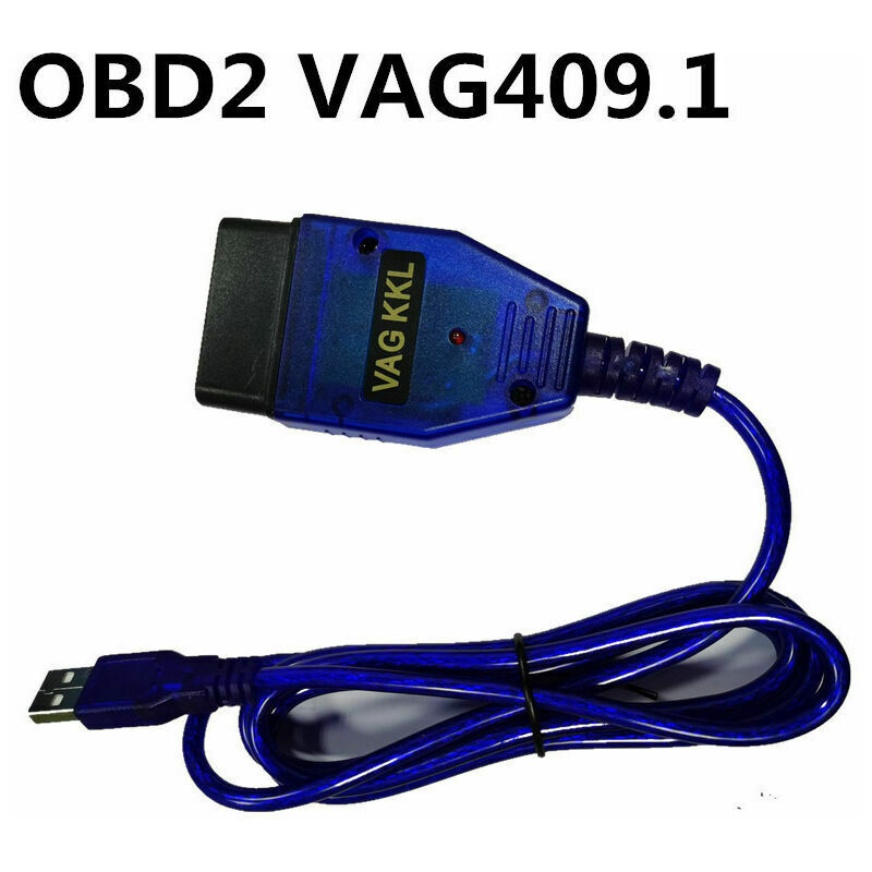 Dewdat - Car Diagnostic Tool Scanner For Audi A2 A3 A4 A6 A8 Q7 Tt S3 S2 80 409 100 Obd2 Vag409.1 usb Cable 200