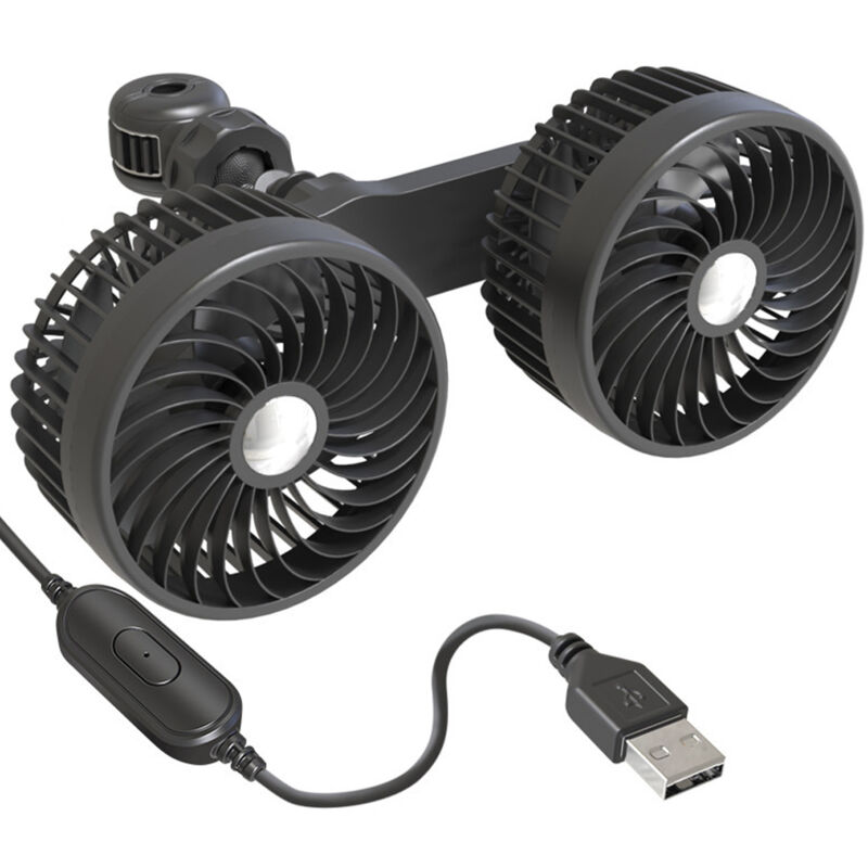 Lifcausal - Ventilateur électrique de voiture Ventilateur de siège arrière général automobile Ventilateur réglable en vitesse pour voiture