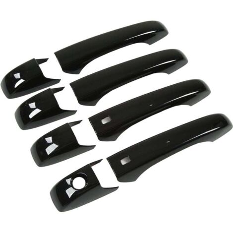 Car Exterior Door Handle Cover Gloss Black Replacement for Jeep Grand Cherokee WK2 WL 2011-2022 MUMU