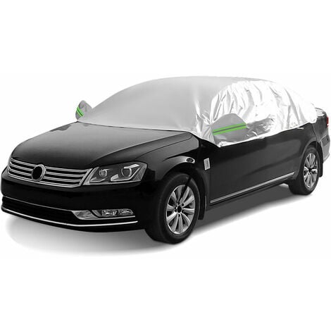 DEWDAT Car Half Body Cover Sun Shade Sunscreen UV Snow Resistant