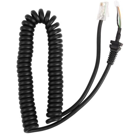 Car Hand Speaker Microphone Replacement Mic Cables Cord Wire For -48A6 Radio Talkie Walkie Telephone Spring Line