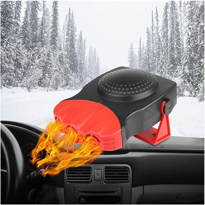 KZQ - Car Heater, Car Fan Heater,2 in1 Fast Car Heater Defroster 150W 12V Portable Electronic Car Heater Auto Heater Fan Defroster Demister, Rotary