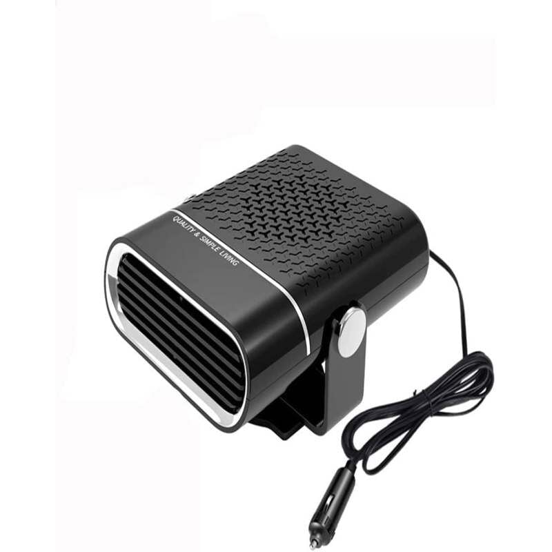 Lifcausal - Chauffage et dégivreur de voiture 12 v 120 w 2 en 1 Portable Dégivreur de voiture Allume-cigare 360 ° Réglable elkuaie