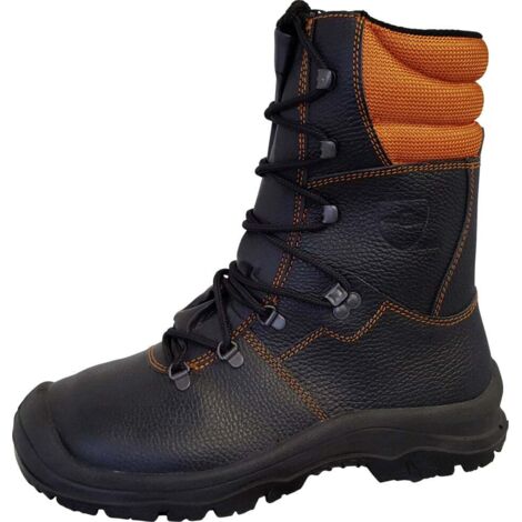 Car-Mel-Shoes Forstschutz-Lederstiefel S2 Größe 42 Stabilus Schnittschutzstief