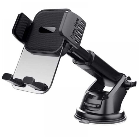 Car Phone Holder, Suction Cup Phone Holder, 360° Rotation, One-Handed Operation, Car Windshield Mount (4-7 Inch Smartphone) MUMU