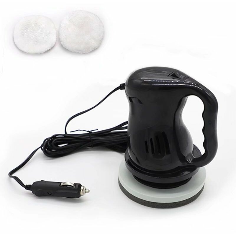 Car Polisher Machine, 40W Auto Electric Buffer Waxer, Portable Polishing Buffing Waxing Sander Machine Kit Set, Black