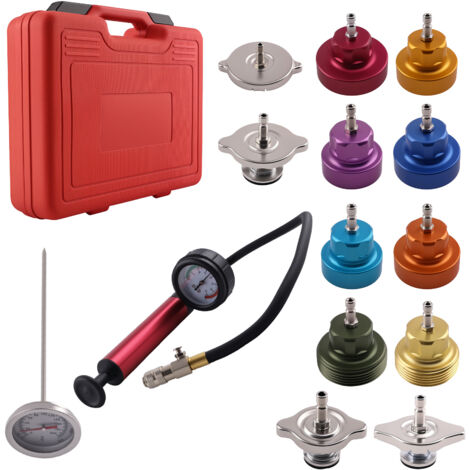 Car Radiator Cooling System Leak Detector Kit Coolant Pressure Test Head Gasket