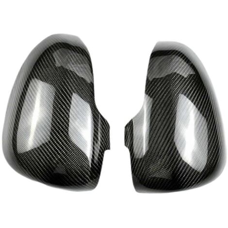 Car Rear View Mirror Cover Carbon Fiber Side Mirror Shell for--