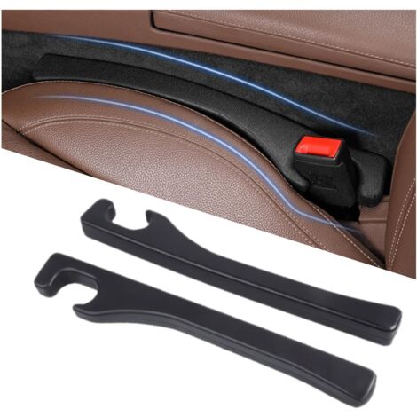 TIGREZY Car Seat Gap Filler 2 Pack, Universal Fit Car Seat Gap Plug to Fill The Gap Between Seat and Console Stop Things from Dropping