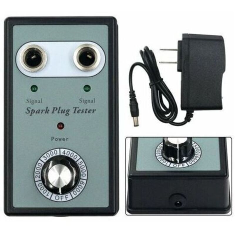 Car Spark Plug Tester Detector with Dual Hole Spark Plug Analyzer Diagnostic Tool, Spark Plug Tester--TRIMEC