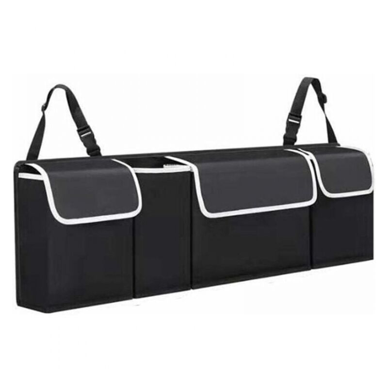 Car Trunk Organizer, Car Trunk Organizer, Multiple Pockets, Waterproof Foldable Space Saving Storage Bag, Suitable for suv