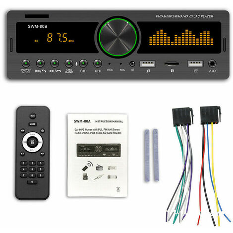 Car U Disk Card BT for Cars MP3 Player TF Card FM Radio Lossless Music Player Car MP3 Player - support positioning Other car spare part