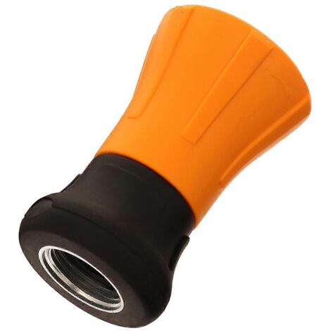 Car Washing Water Nozzle Fire Hose Nozzle for Garden Watering Yellow