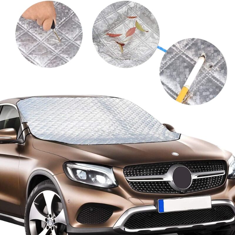 Car Windshield Cover Magnetic Car Windshield Cover - Winter Protection Protects Against Wind Snow Dust Frost Sun - with Magnet 190126CM