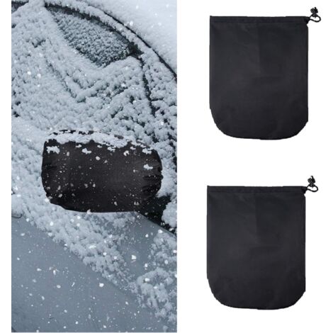 Car Wing Mirror Frost Cover, Side Mirror Snow Cover, Mirror Frost Protection Cover, 3327cm Car Mirror Protective Cover Snow Cover, Side Mirror Cover for Most Car Wing Mirrors, 1 Pair