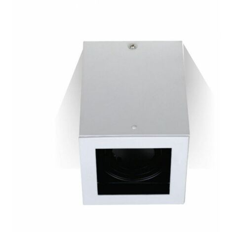 Cara de aluminio cuadrado blanco gu10 3630