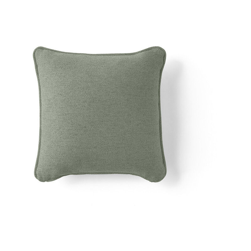 Lisa Design - Caracas - coussin - en tissu - 38x38 cm - vert sauge