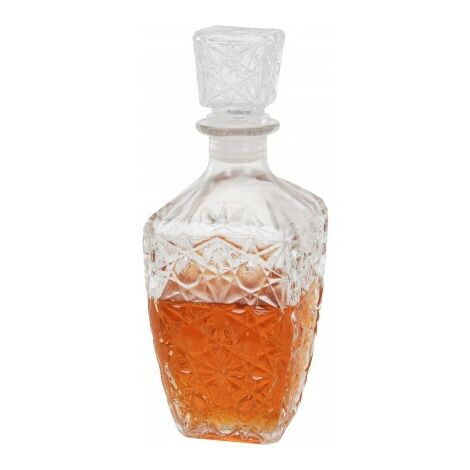 Carafe à Whisky en Verre Conique - 900ml - Transparent