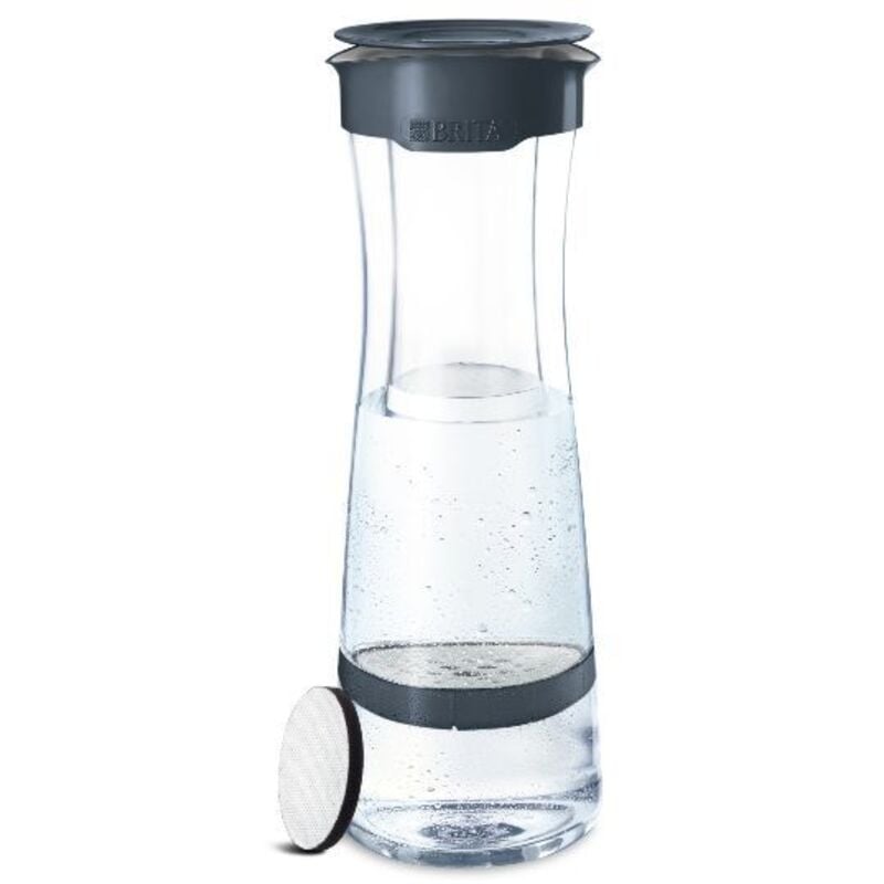 Brita - Bouteille filtrante Gris Foncé avec 1 filtre MicroDisc inclus
