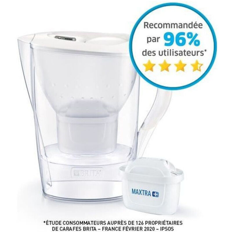 Carafe d'eau filtrante Brita Marella + 1 cartouche - vue 5